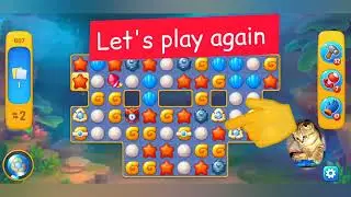 Fishdom 2022, no Boosters,  607  level  -  прохождение без бустеров,  607  уровень.