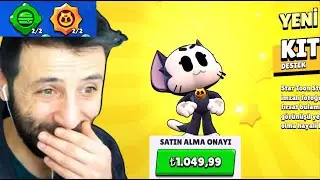 1049 TL EFSANEVİ KİT SATIN ALDIM ve MAKSLADIM 😶 Brawl Stars