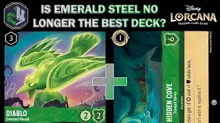 🟢🔘 IS EMERALD STEEL STILL THE BEST META DECK? - Disney Lorcana Gameplay VS Ruby Amber Sapphire Steel