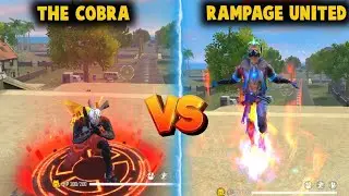 THE COBRA BUNDLE VS RAMPAGE UNITED BUNDLE ABILITY TEST | BEST LEGENDARY BUNDLE - GARENA FREE FIRE