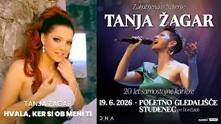 Tanja Žagar - Hvala, ker si ob meni ti (Official Video)