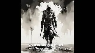 Make your own beautiful abstract ink art with Tengr.ai! Try it for free!