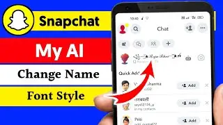 Snapchat my ai change name font style | snapchat ai | snapchat my ai |snapchat my ai tips and tricks