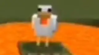Kid saving the chicken on Minecraft 💀