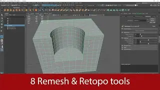 8 Remesh and Retopo Tools | Maya Tutorials [Hindi]