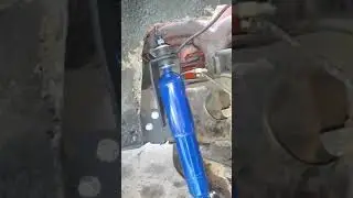 1960 Chevrolet bel air front shock relocation.