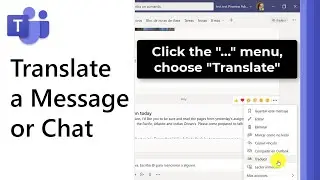 How to Translate messages posts or chats to another language in Microsoft Teams