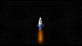 how to make running rocket using html css | running rocket using html css