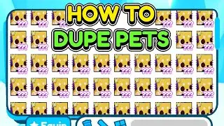 😈*TUTORIAL*🤑HOW TO DUPE PETS IN Pet Simulator X