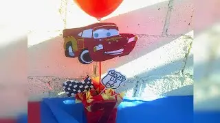 CENTROS  DE MESA DE CARS FACIL