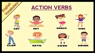 20 Action verbs in English | Important English vocabulary