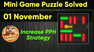 01 November Hamster Kombat Candle Puzzle Solved 💯 | How to Increase Profit per hours