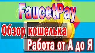 FaucetPay обзор кошелька. Регистрация и работа. 