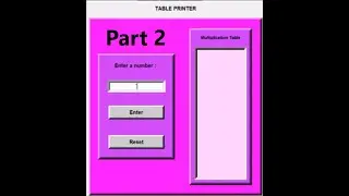 Making a Table printer software in python using GUI  | Part 2