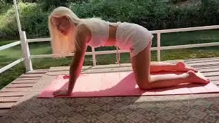 Naked Yoga Classes, Stretching at Home