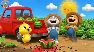 Балапан мен қарбыз 🍉 көңілді ән/ балаларға арналған мультфильм / қазақша мультфильм / 