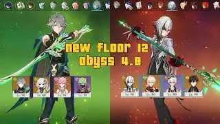 new abyss genshin 4.8 C0 ALHAITHAM AND ARLECHINNO RUN