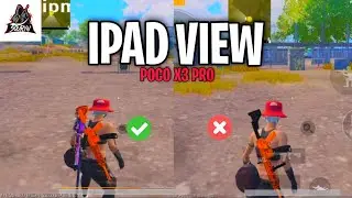 IPAD VIEW Poco x3 pro | Pubg mobile Tips And trick| SOURYN