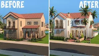 Granada Place || Renovating Base Game || The Sims 4: Speed Build