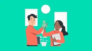 High five Lottie JSON animation