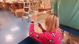 Горизонтальные жалюзи большого размера / Large horizontal blinds