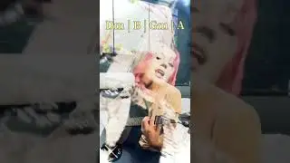 Как играть Клава Кока - ЛА ЛА ЛА на гитаре (by D.Stiwen)