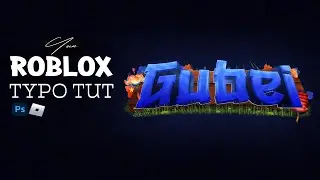 Roblox Typo TUTORIAL gfx (logo, photoshop, 2025)