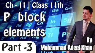 p Block Elements 3 | Class 11th