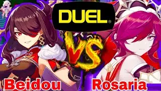 (MMD) Beidou  VS Rosaria PvP -Genshin Impact (Sword Vs Axe)