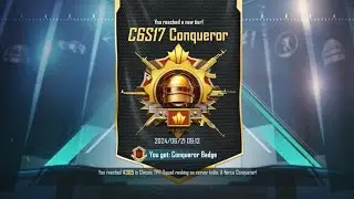 Again C6S17 Conqueror Done Against Full Server Hackers Lobbies | ☯️ #akkigaminglive #conqueror