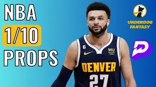PRIZEPICKS NBA 1/10 PICKS | PLAYER PROPS