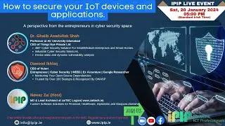 IPIP- How to secure your IOT devices and applications.