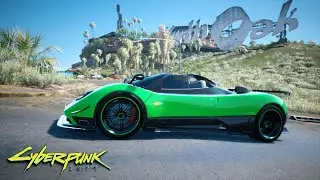 Cyberpunk 2077, Summer Ready Pagani Zonda Cinque Car Mod!
