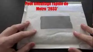 Déballage du jeu metro 2033