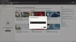 Define Alternative Key for a Business Object in Visual Builder