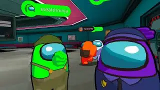 Playing Among Us 3D as the show characters (Spoiler warning)