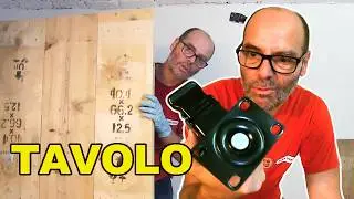 COSTRUISCO Tavolo da lavoro con legno di RECUPERO