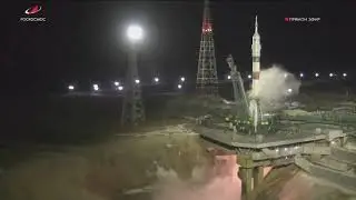 Запуск РН "Союз-2.1а" с ТПК "Союз МС-23"