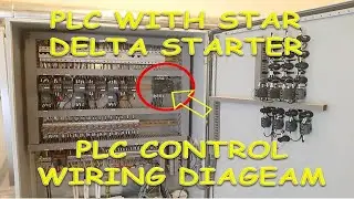 PLC Control Panel | PLC Panel Wiring | PLC Control Panel Diagram | Star Delta Control Panel with PLC