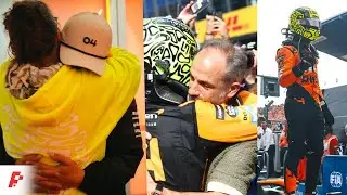 Lando Norris Father and Mother celebrating the win with his son | #dutchgp  Behind The Scenes