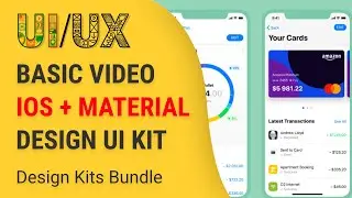 Basic Tutorial for UIUX Designer with 700 Screens UI Template (iOS Design Kit + Material Design Kit)