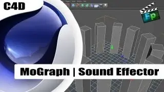 MoGraph  | Sound Effector - Tutorial cinema 4D -  Português - F.P