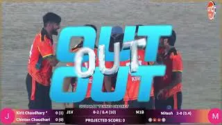 Mitesh Chaudhary 4 Wickets in over