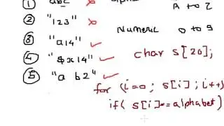 C Program to check whether a string is alphanumeric or not