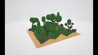 3D trees, plants (Unity, Blender) free download