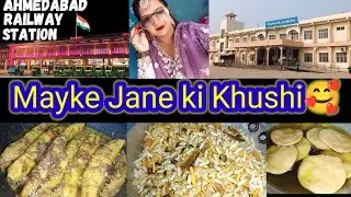 Traveling Vlogs🚝🥰| Bharwa karela recipe| Traveling ke liye snacks recipes| Recipes with vlogs #vlog