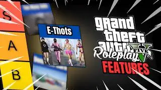 GTA V RP Server Features Tier List