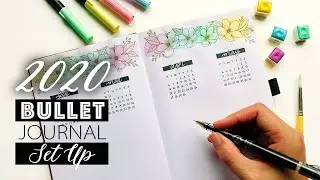 My 2020 Bullet Journal Set Up - Quick, easy and simple!