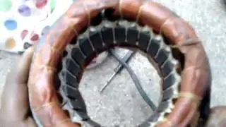 Dismantling Single Phase Induction Motor Part by Part