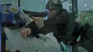 BJJ Борьба в потоке воздуха в аэротрубе!